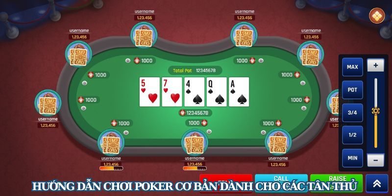 Giao diện chơi Poker tại 1XBIT trên thiết bị di động
